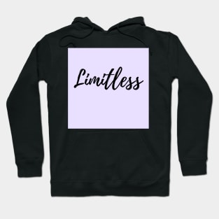 Limitless - Explore your Possibilities - Purple background Hoodie